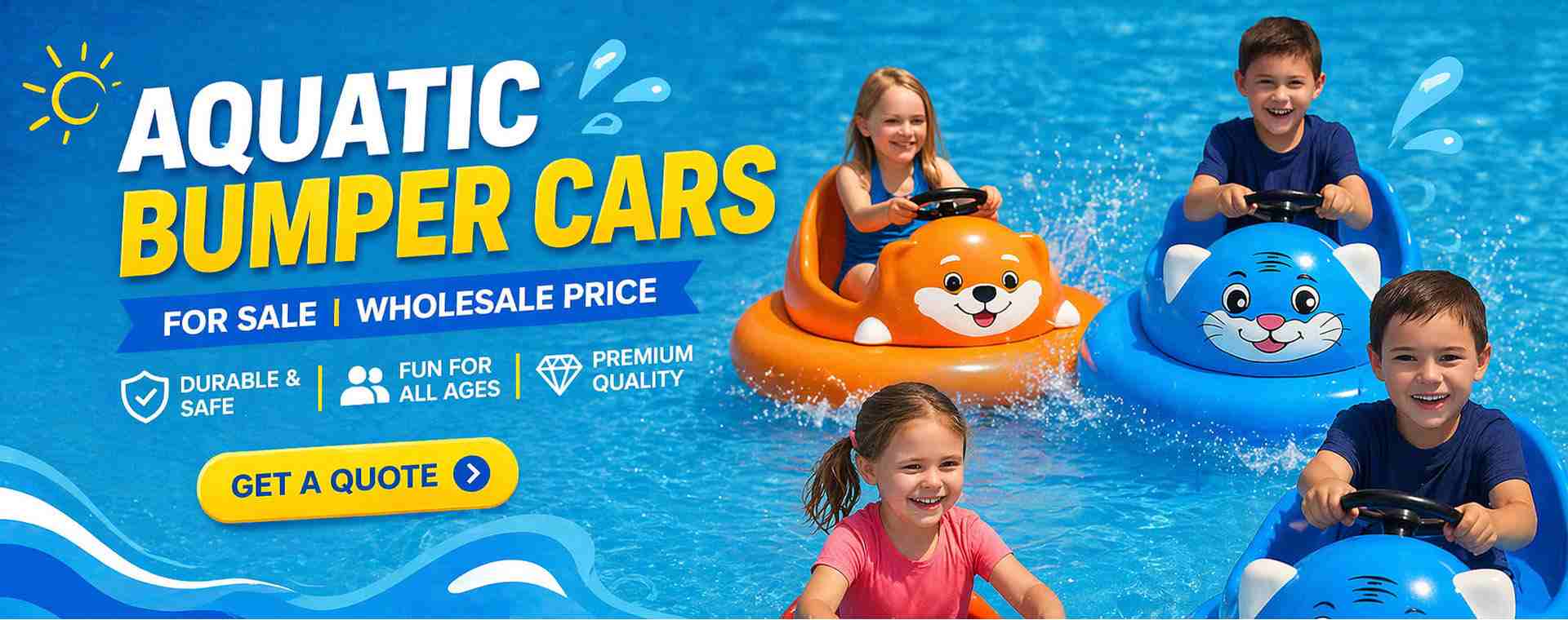 Mini Aquatic Bumper Cars for Pools
